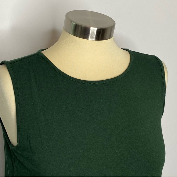 J. Jill Dark Pine Wearever Collection Sleeveless Top - Picture 3 of 7